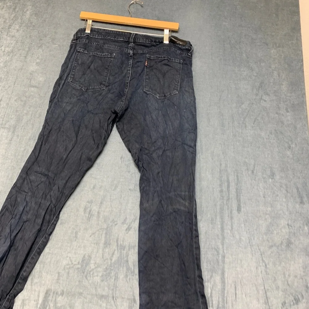 Levi's Demi Curve Silhouette Mediane Jeans Mens 33x34 Blue Denim Cotton Stretch
